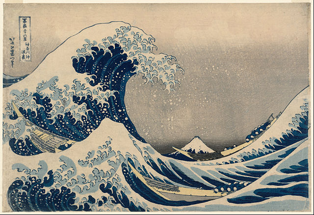 "The Great Wave" by Hokusai