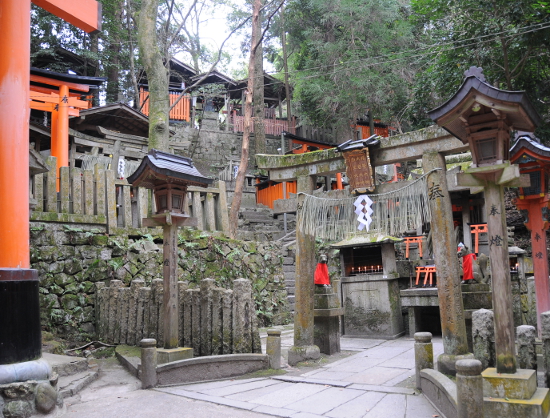 Smaller shrines on Inari hill