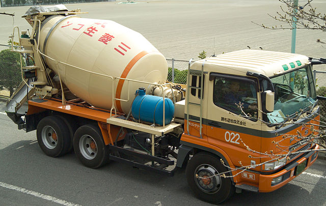 Cement Mixer in Japan. 