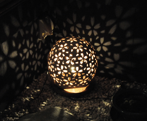 Ceramic lantern "cherry blossom"