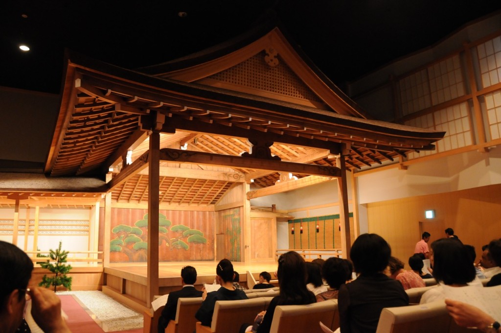 a traditional noh stage