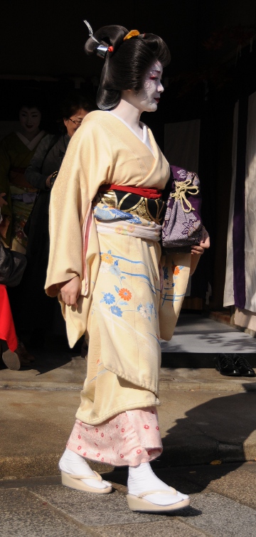 a mature geisha - note the hairstyle!