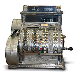 Antique Cash Register from Hungary