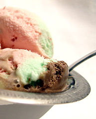 ice cream dish