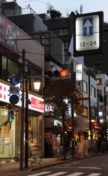 Kagurazaka main street by night
