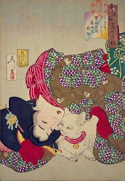 Yoshitoshi woodblock print