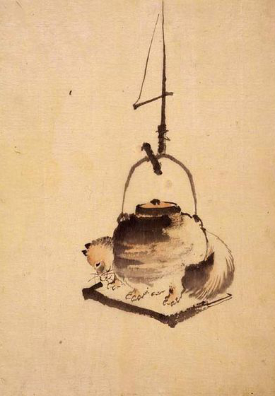 Tanuki as Tea Kettle