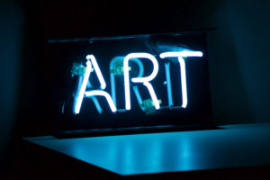 Neon Sign Spelling ART